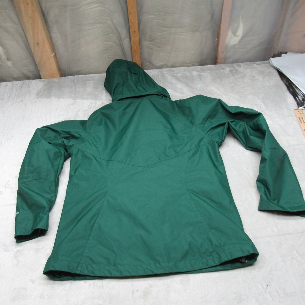 Columbia Jacket Womens Medium Green Omni-Heat Waterproof‎ Hooded  3in1 Shell - Picture 2 of 12